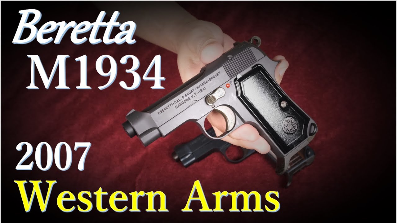 訳あり ウエスタンアームズ ベレッタM1934 ガンブルー ガスガン