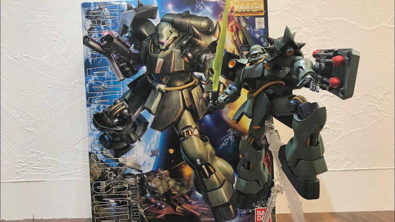 MG ジェガンのまえにこれ！高さほぼ同じのMG1/100 AMS-119 ギラ