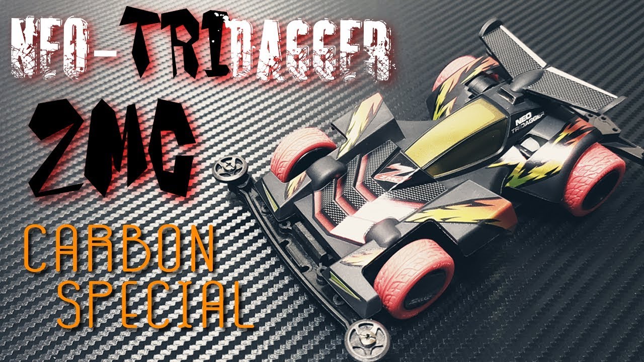 mini4wd】令和の神キット第1弾 ネオトライダガーZMC カーボン