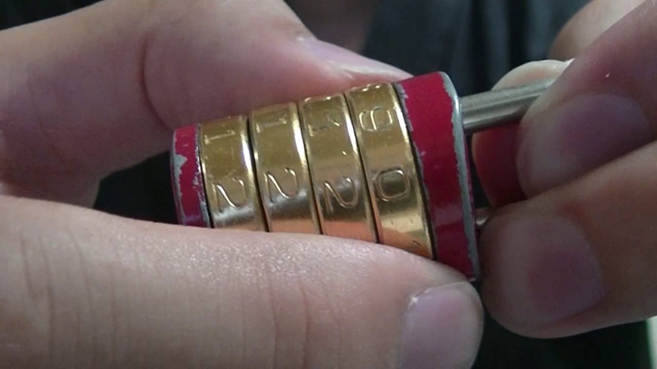 悪用禁止】 ＃2 ダイヤル式ロック開錠解説編 - YouTube