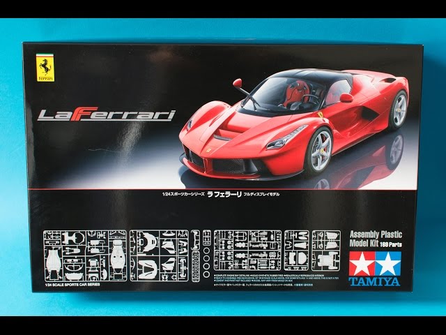 Tamiya 1/24 Ferrari Laferrari Model Kit Unboxing And Review - YouTube