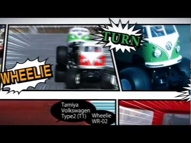 TAMIYA 1/12 VOLKSWAGEN TYPE 2（T1）WHEELIE - YouTube
