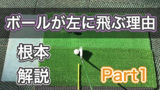 Golf] The ball flies to the left, and I'll explain the basics of