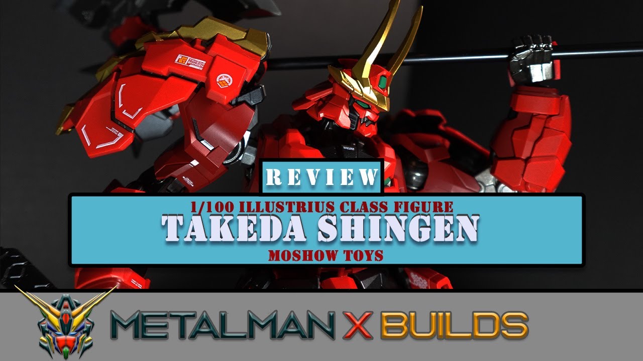 1/100 Moshow Takeda Shingen Figure Review - YouTube