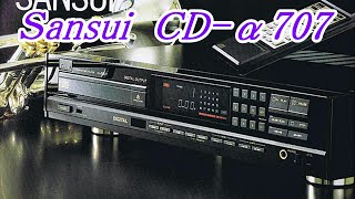 sansui CD-α707 清掃とトレイベルト交換後のリスニングルーム～ 1986年