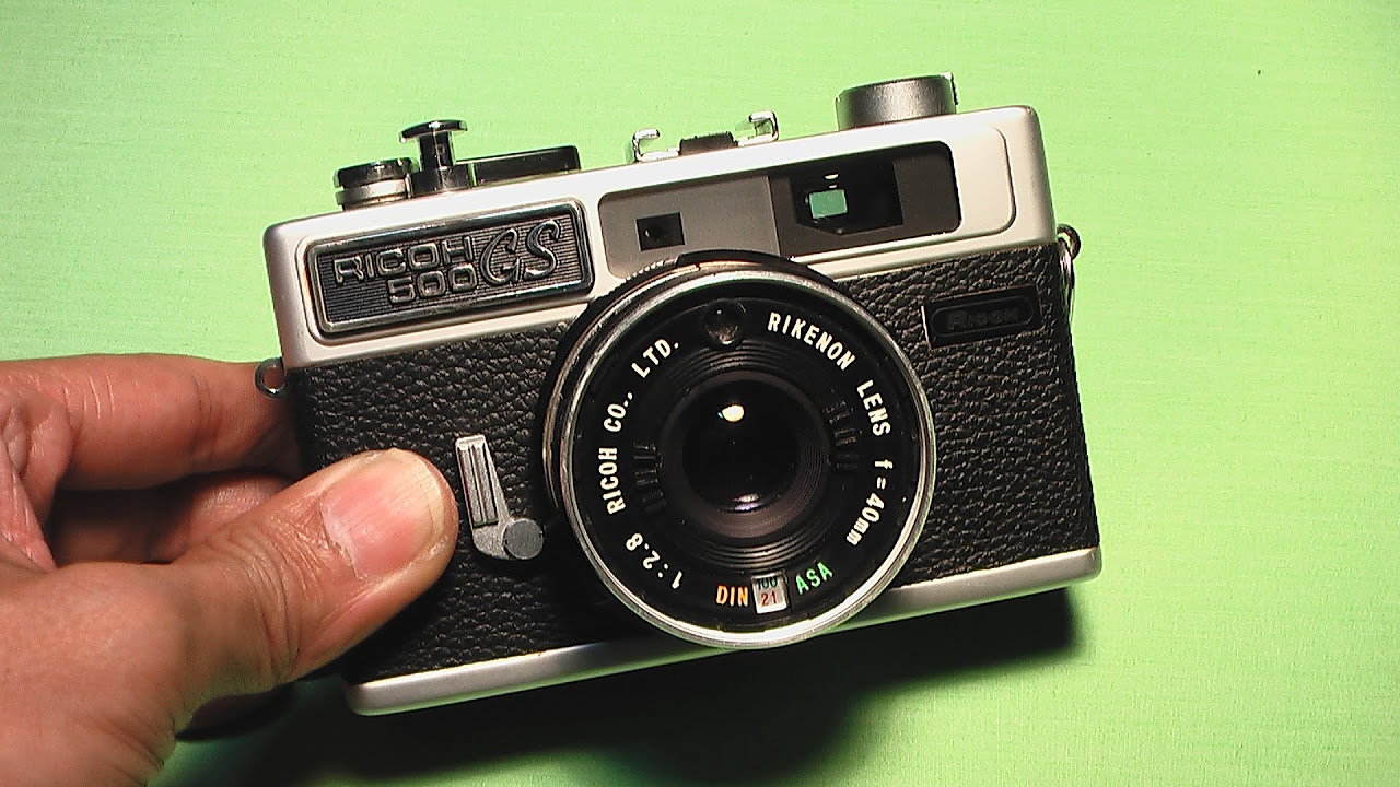 How to use RICOH 1970s Rangefinder camera 500GS - YouTube