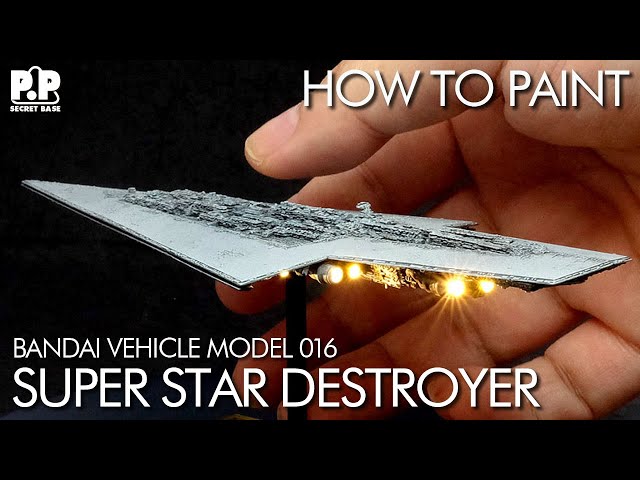 How to make a Super Star Destroyer《Vehicle Model》with LED lights