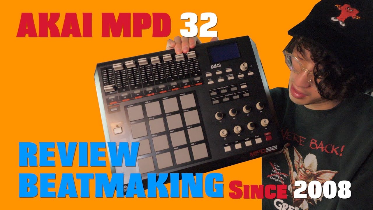 AKAI MPD32】ビートメイク初心者必見！パッドコントローラーで音楽制作