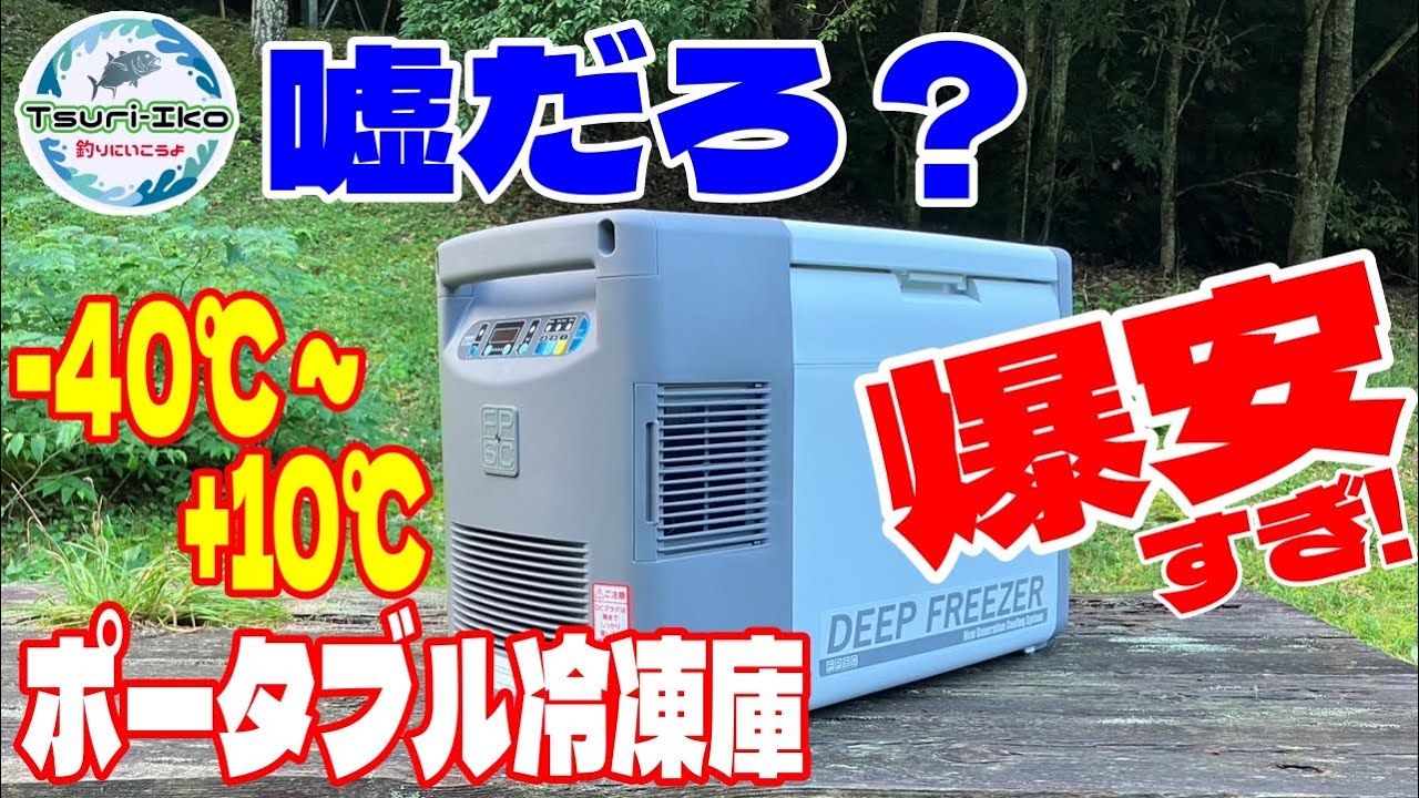 嘘だろ？ 激安! -40℃ 25L ポータブル冷凍庫がこんな価格だなんて! 2WAY
