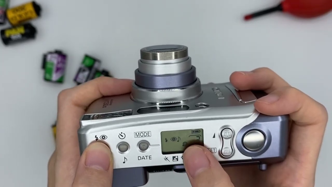 Canon autoboy n130ii - YouTube