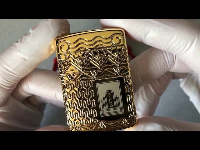 The New Zippo Art Deco Design Collectible Lighter - I got # 1 of