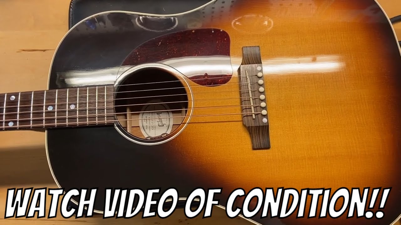 2023 Gibson J 45 Standard Vintage Sunburst - YouTube