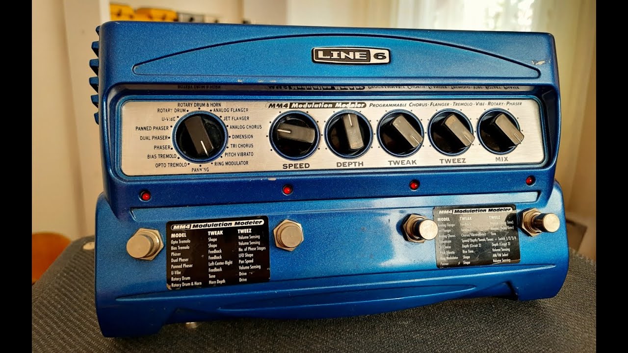 LINE 6 / MM4 Modulation Modeler - YouTube