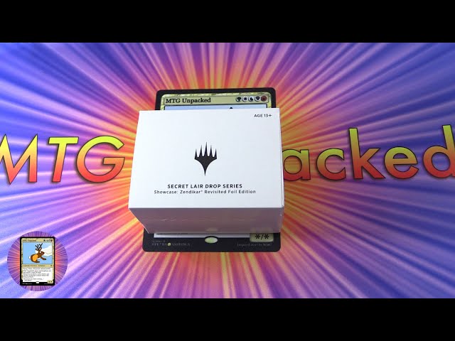 MTG Secret Lair - Showcase: Zendikar Revisited Foil Edition - YouTube