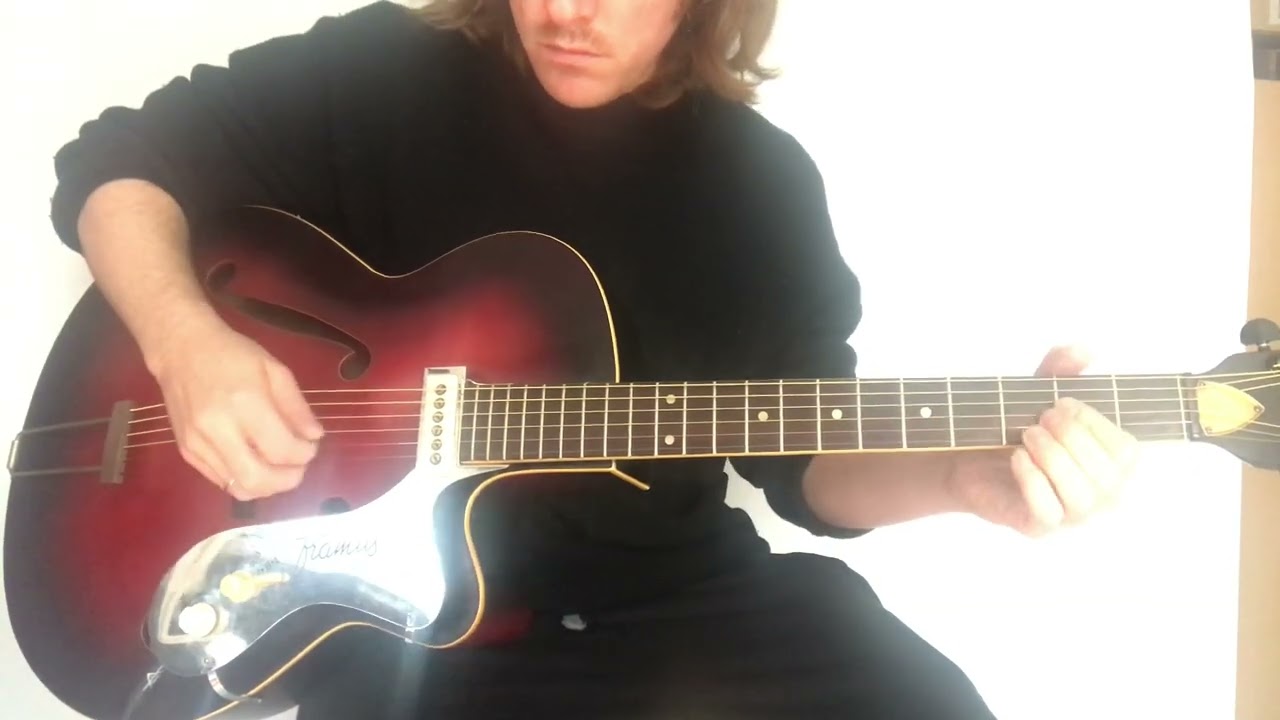 Framus 5/54 Riviera with Schaller pickup 1962 demo - YouTube