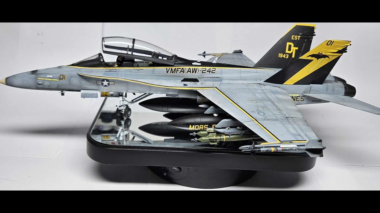 航空機・ヘリコプター Kinetic Gold F/A-18D USMC HORNET 1/48 航空機