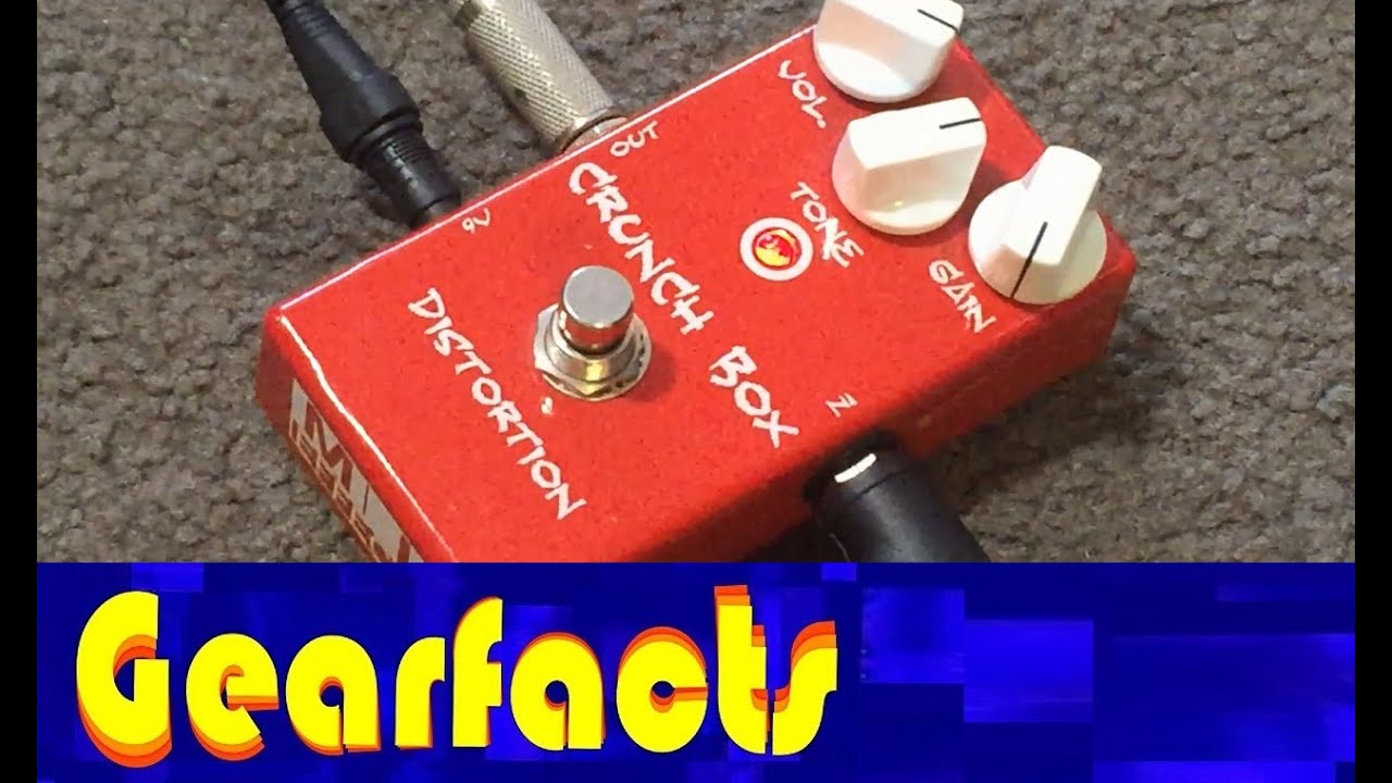MI Effects Crunch box distortion demo and review - YouTube