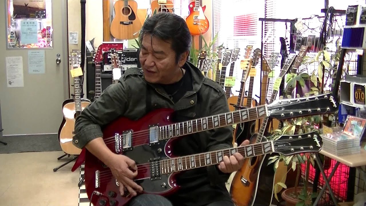 Epiphone G-1275 Custom Wネック ジミーペイジ！ - YouTube