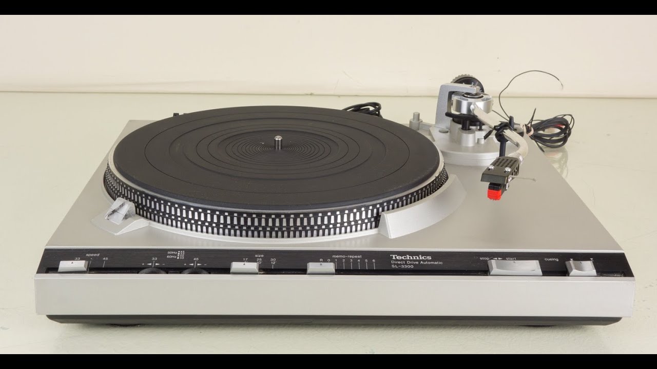 Technics SL 3300 Direct Drive Turntable , Specs and Test - YouTube