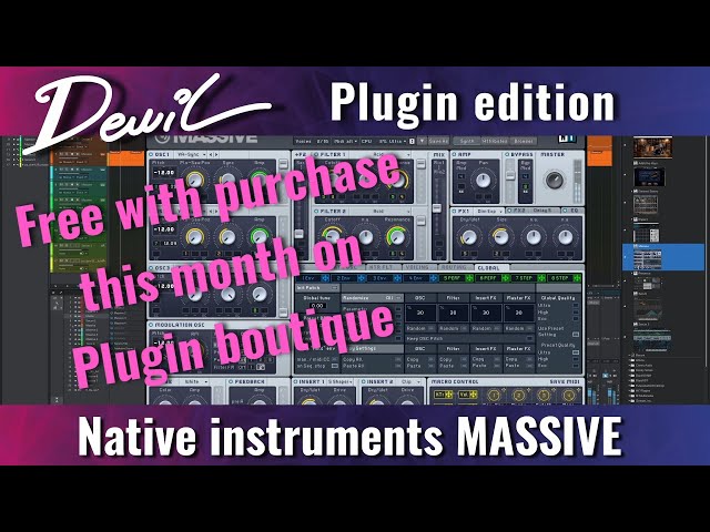 DTM・DAW Native Instruments MASSIVE Massive X released: Native