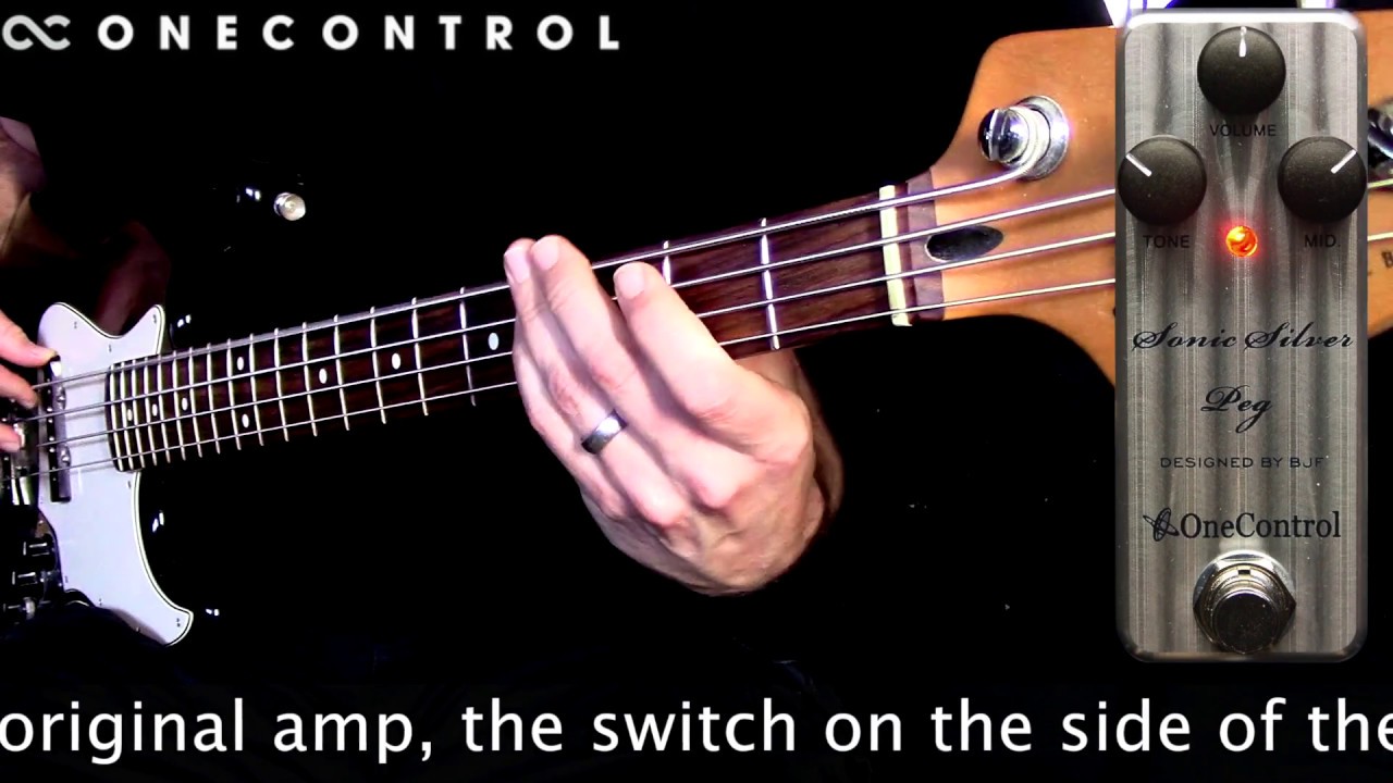 One Control Sonic Silver Peg Bass Pre-Amp - YouTube