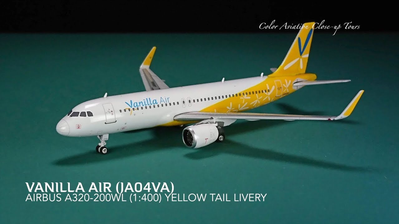 1:400 Vanilla Air 香草航空 JA04VA Airbus A320-200 / A320 Phoenix