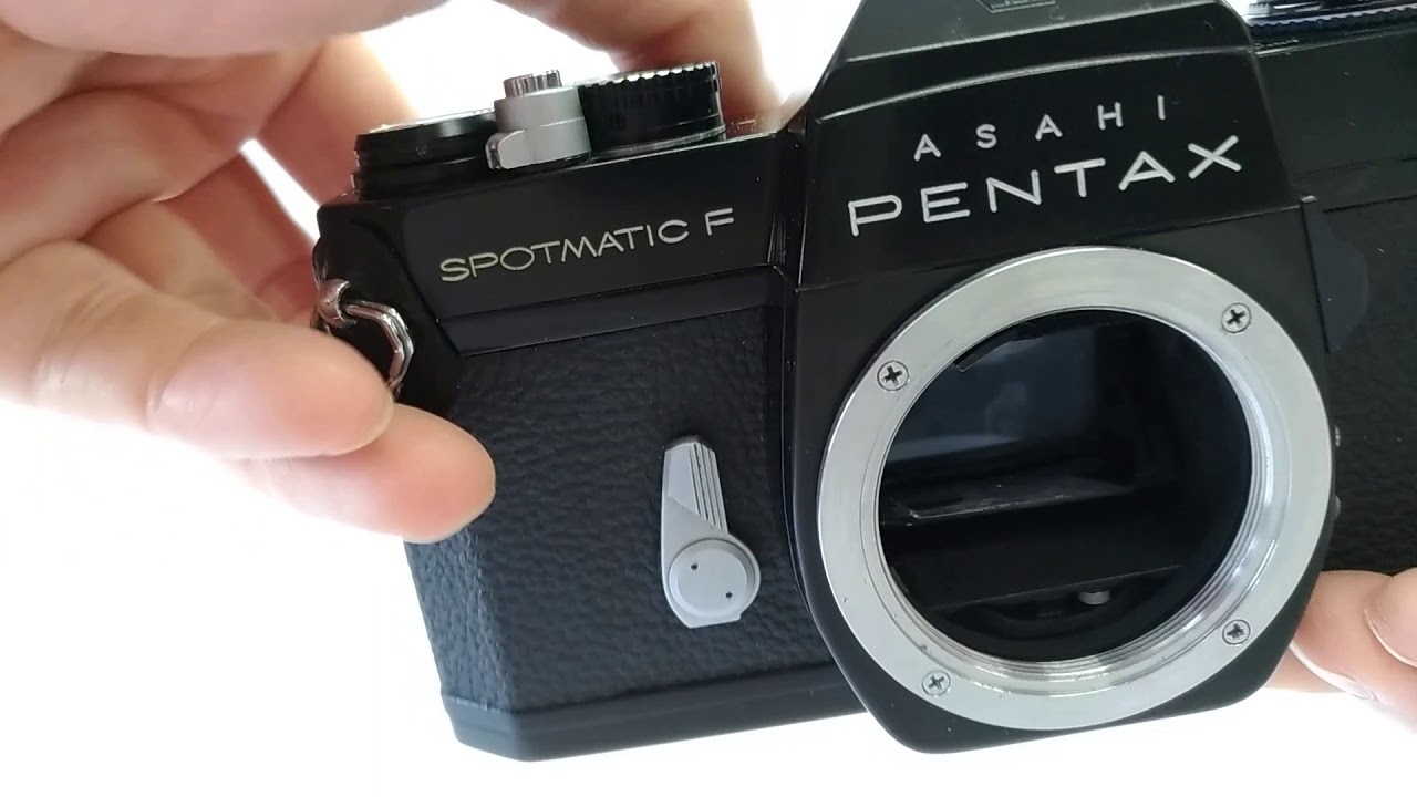 Asahi Pentax Spotmatic F SPF Black SLR Camera w/ Super-Takumar