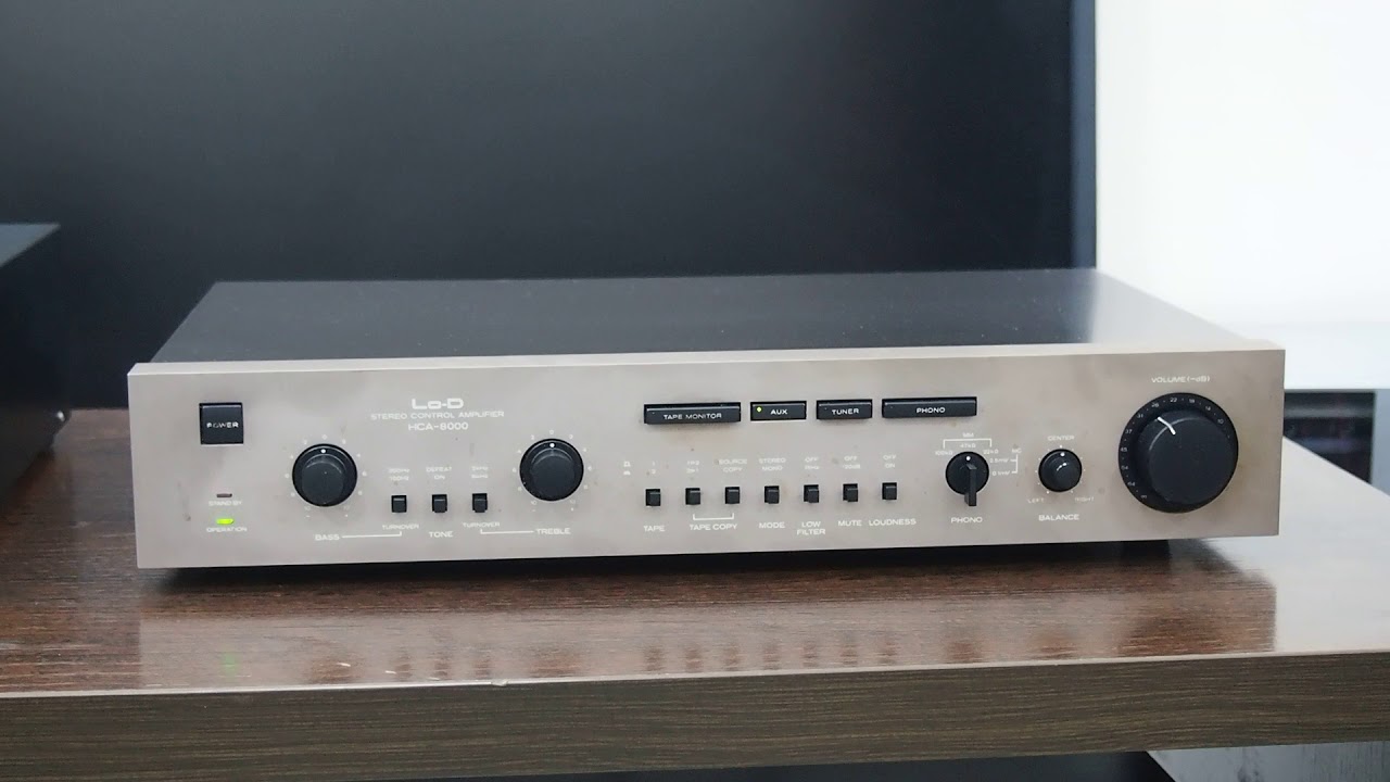 Lo-D HCA-8000 ￥70,000(1982年頃) - YouTube