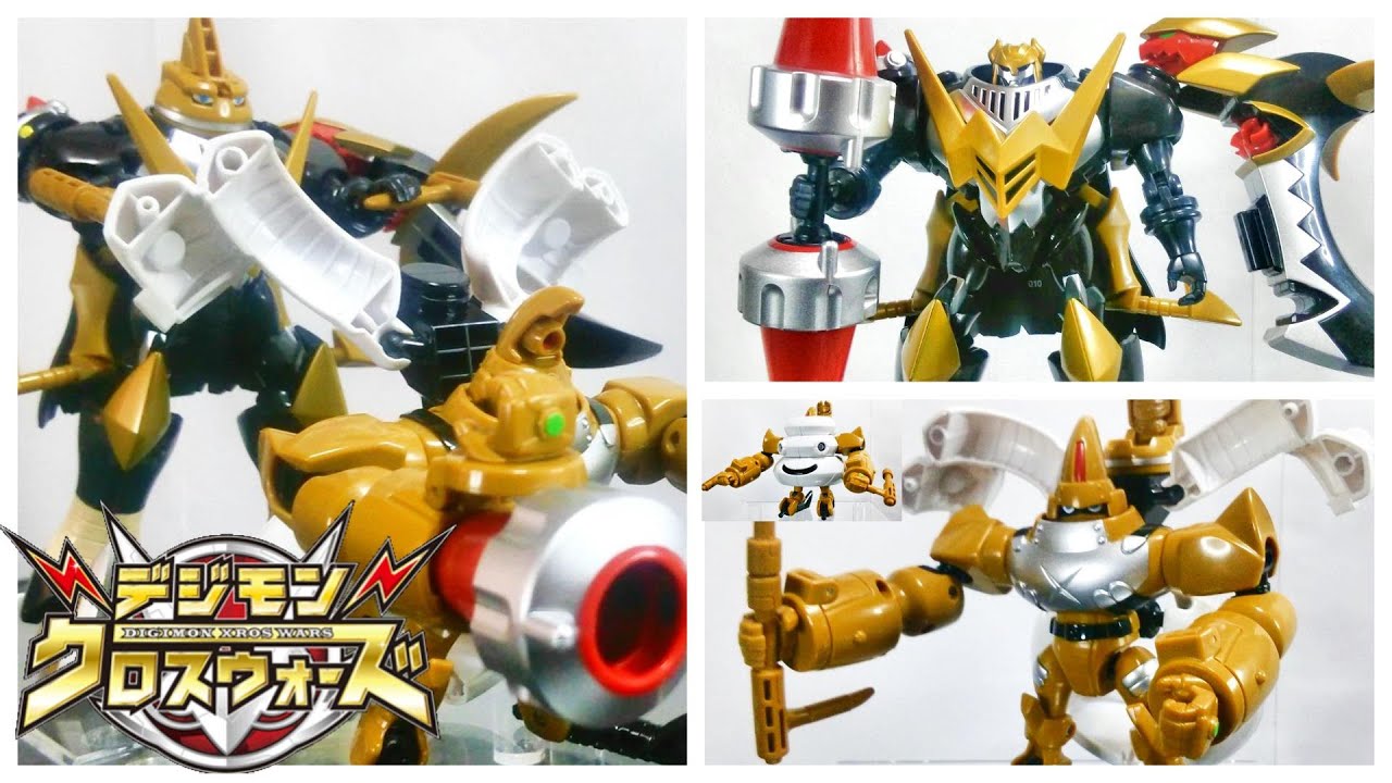 Digimon Cross Figure Series: Tsuwamon, Damemon, MusoKnightmon