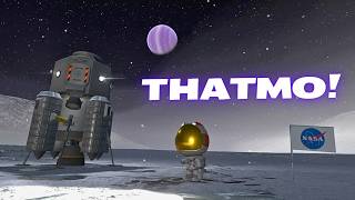 SPACE SNOWSTORM in KSP: Thatmo - Triton/Neptune analog from Outer