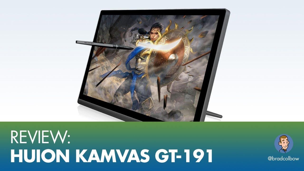 Huion KAMVAS GT-191 Review - YouTube