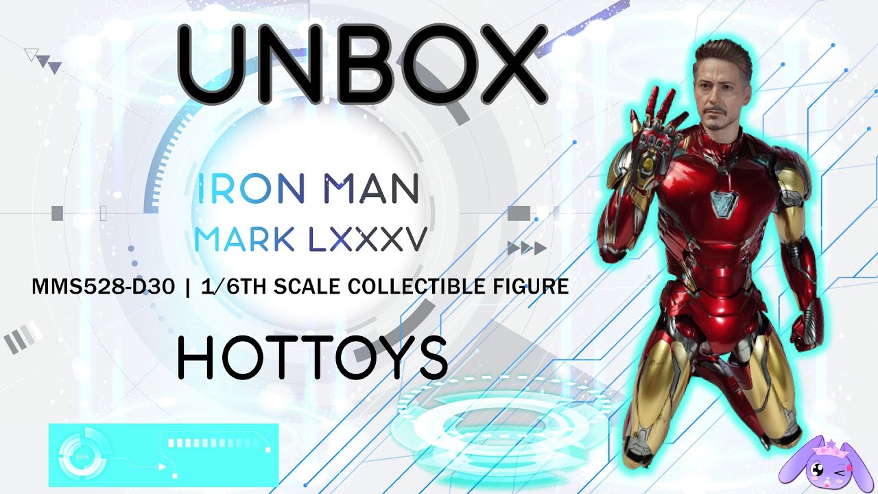 54]UNBOX IRON MAN MARK LXXXV | HOTTOYS |AVENGERS ENDGAME | MMS528