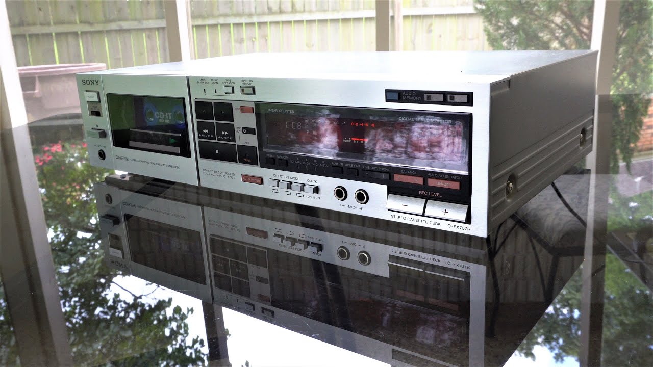 Sony TC-FX707R Stereo Cassette Deck - Totally 80s - YouTube