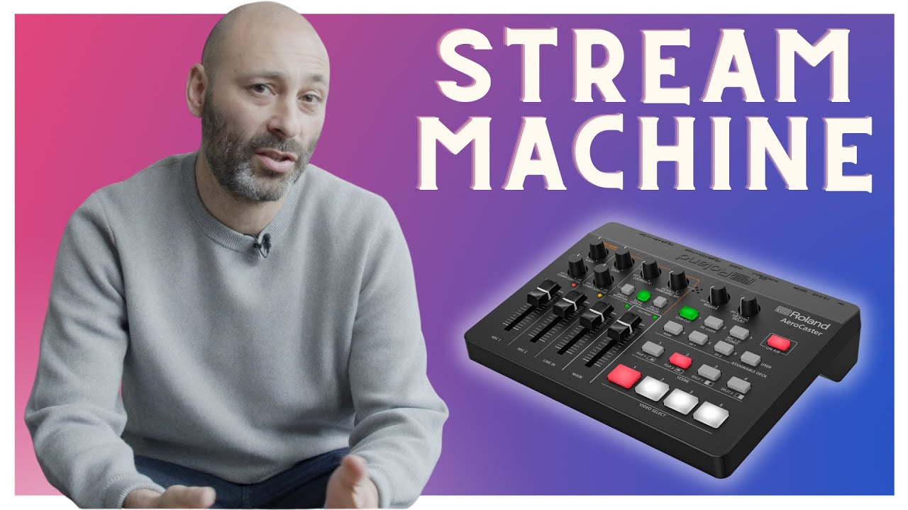 Simple Wireless Streaming Setup | Roland VRC-01 Aerocaster - YouTube