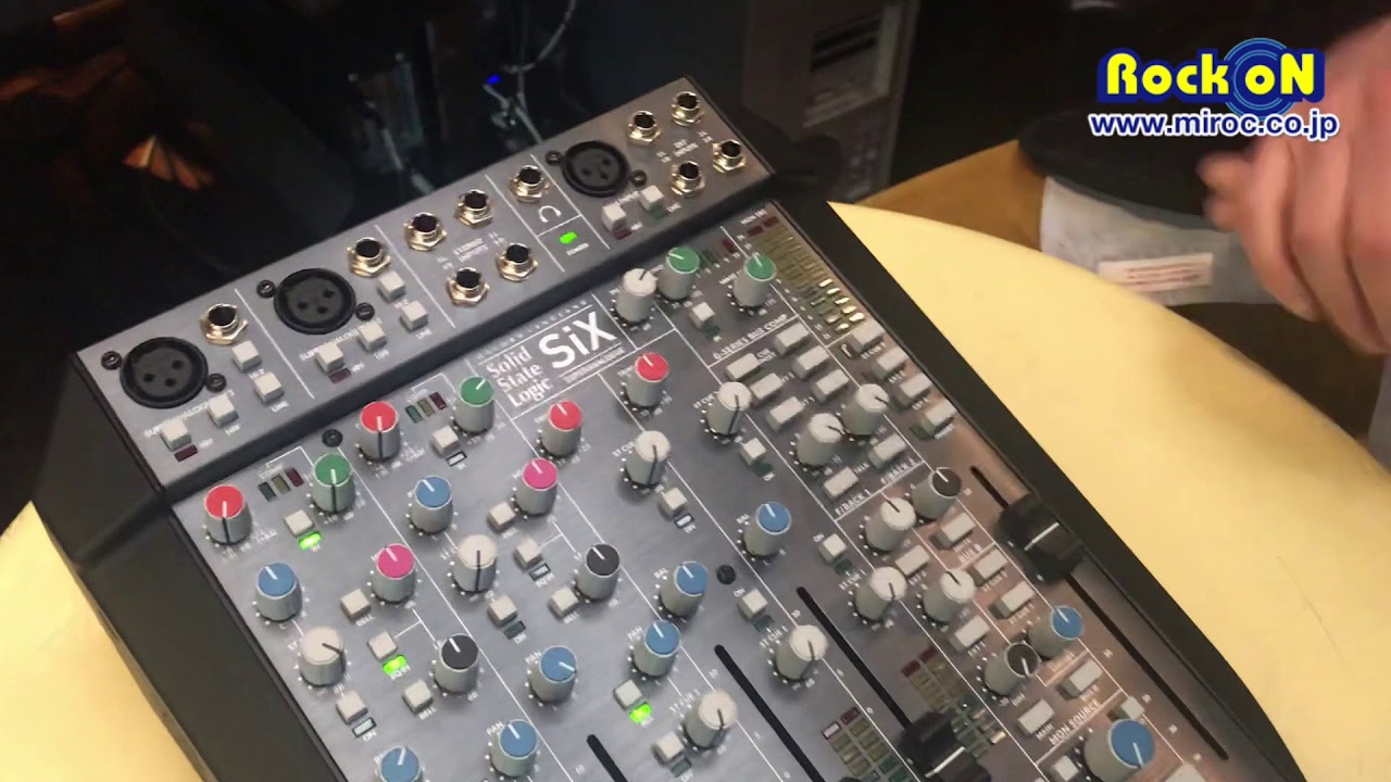 SSL(Solid State Logic)が放つ究極のデスクトップミキサーSiXを発表