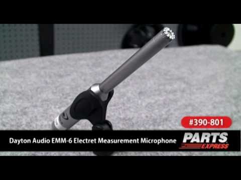 Dayton Audio EMM-6 Electret Measurement Microphone - YouTube