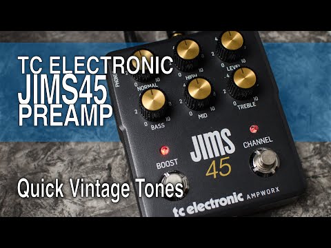 TC Electronic Ampworx JIMS 45 Preamp | Quick Vintage Tones (no