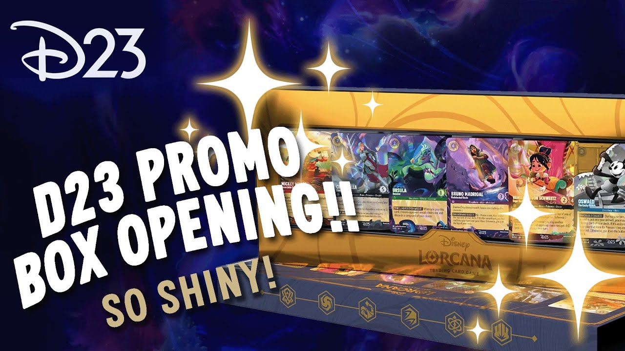 BOX OPENING] DISNEY LORCANA D23 Expo Collection Box Opening! - YouTube