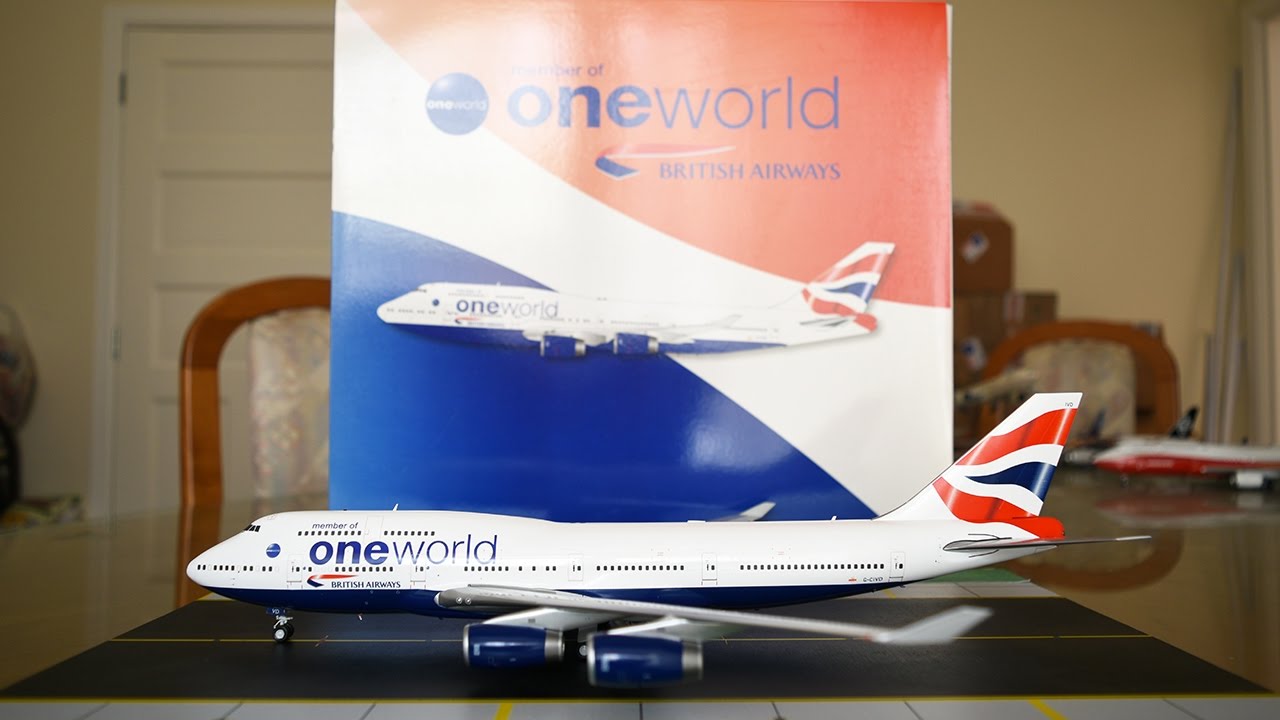 航空機・ヘリコプター BRITISH AIRWAYS ONE WORLD 1/200 747-400 JC