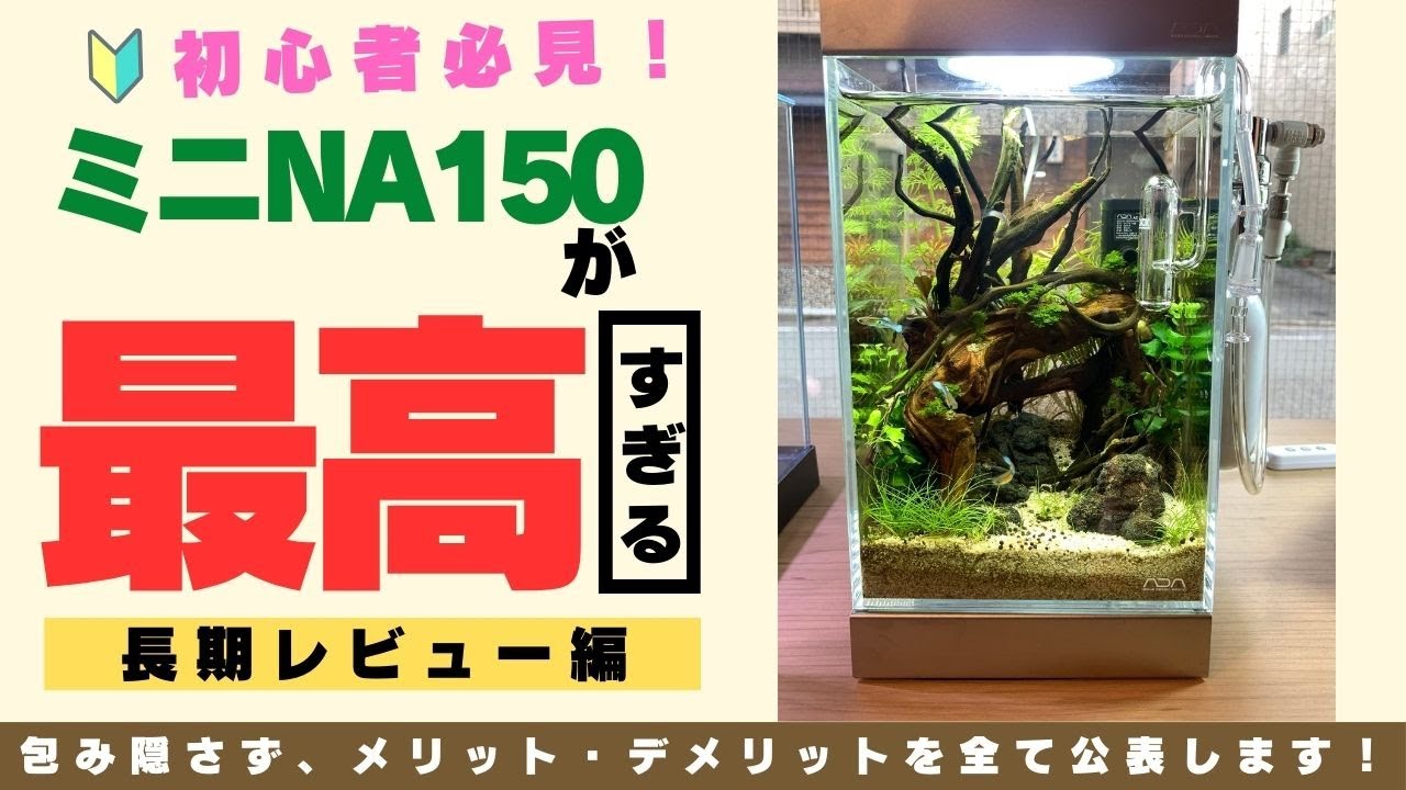 Aquarium] ADA's Mini NA150 lets you create a full-scale Nature