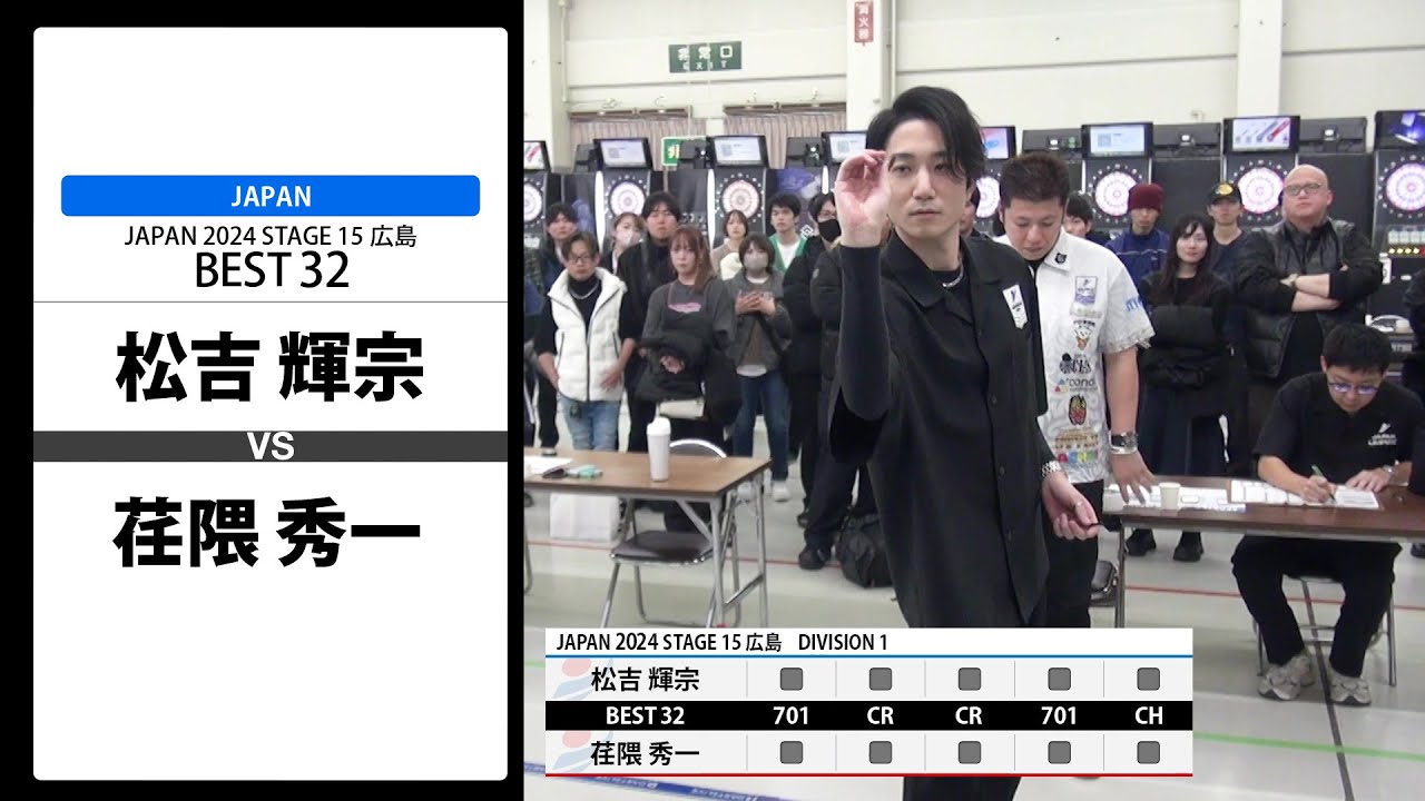松吉 輝宗 VS 荏隈 秀一】JAPAN 2024 STAGE15 広島 BEST32 - YouTube
