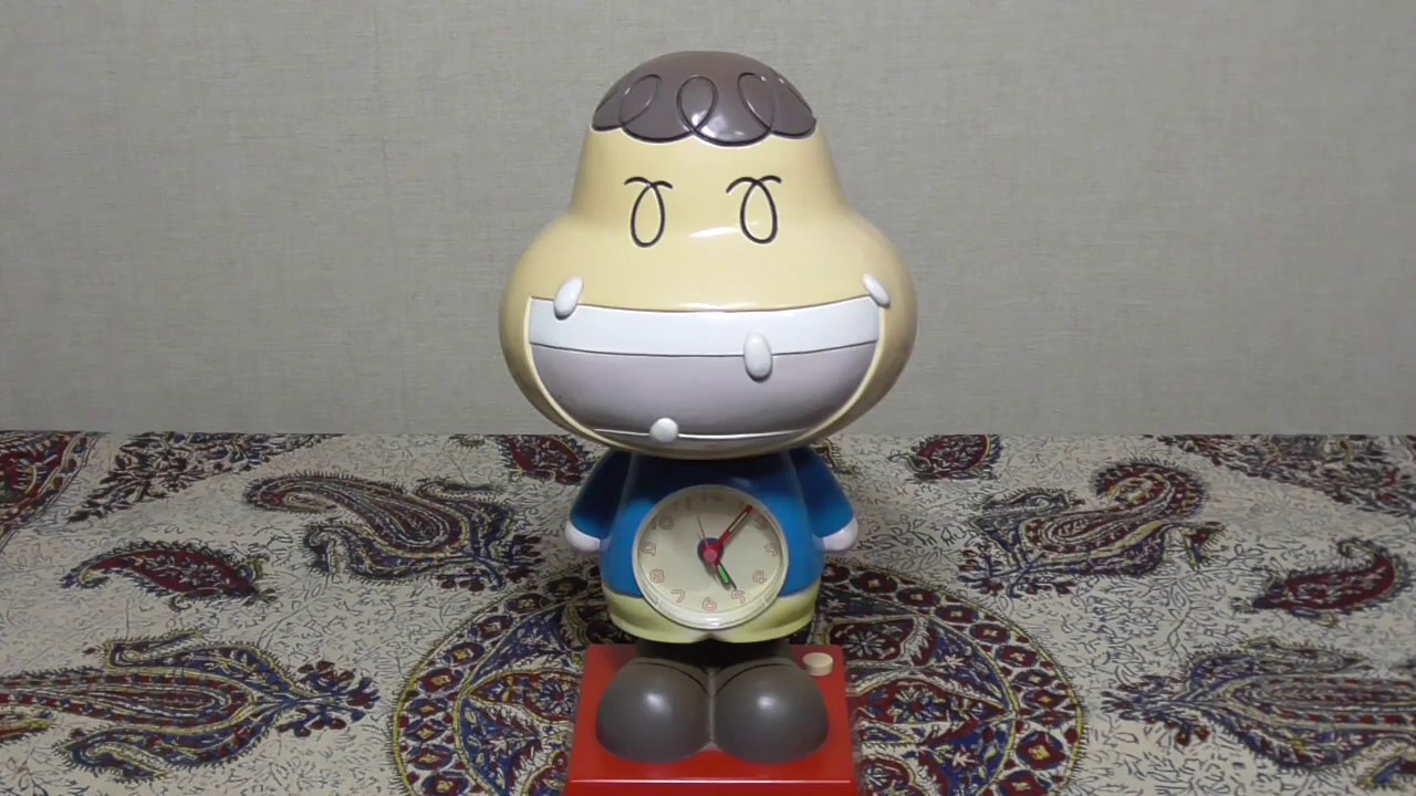 目覚まし時計 AJINOMOTO ごはんがすすむくん - YouTube