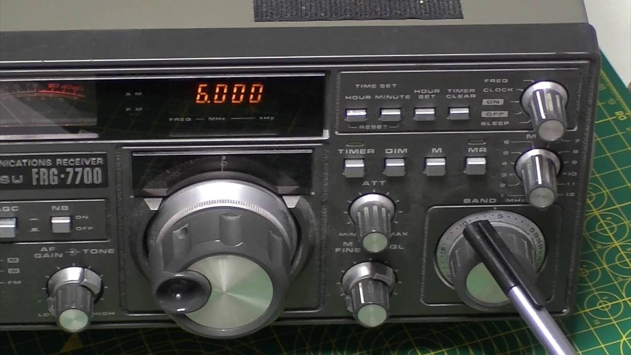 Yaesu FRG-7700 HF receiver troubleshooting Part 1 - YouTube