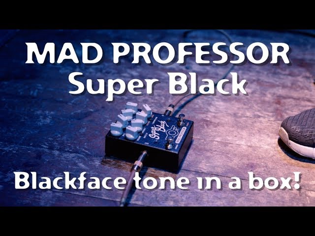 Mad Professor Super Black official demo video - YouTube