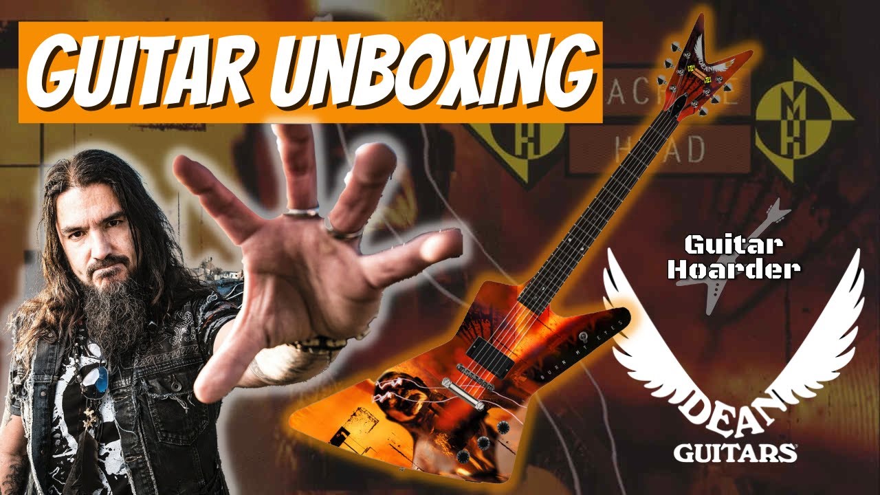 Guitar Unboxing - Dean Guitars ZX BME - Machine Head Burn My Eyes