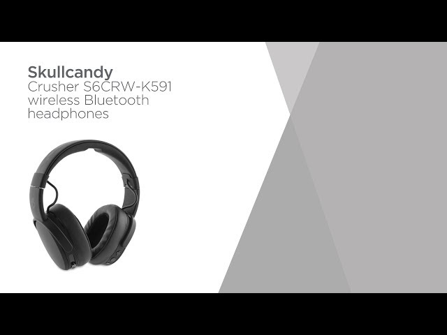 Skullcandy Crusher S6CRW-K591 Bluetooth Headphones - Black