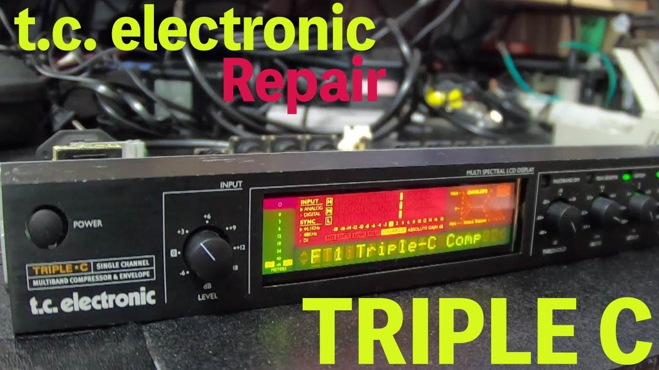 repair t.c. electronic TRIPLE C(EZAS music /Compressor (Not boot
