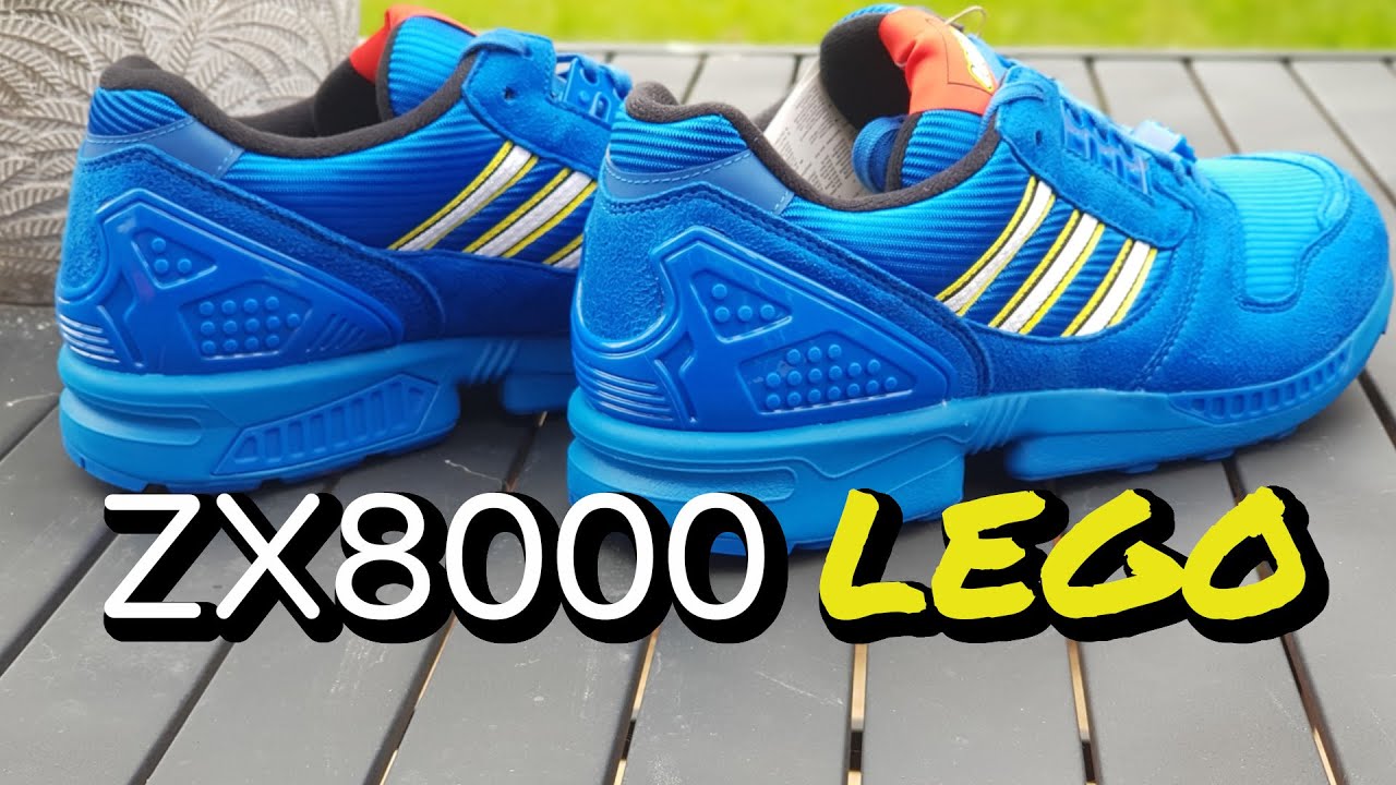 Adidas ZX8000 Lego Royal Blue - Compact review - YouTube