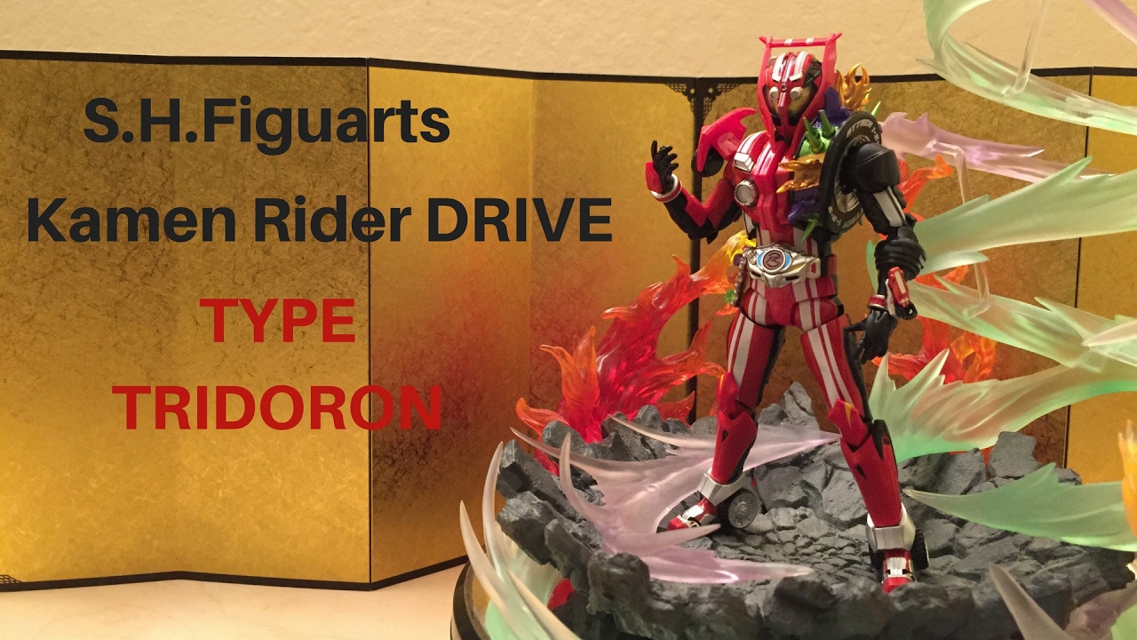 S.H.Figuarts Kamen Rider Drive Tridoron Attack 1,2,3 Unboxing