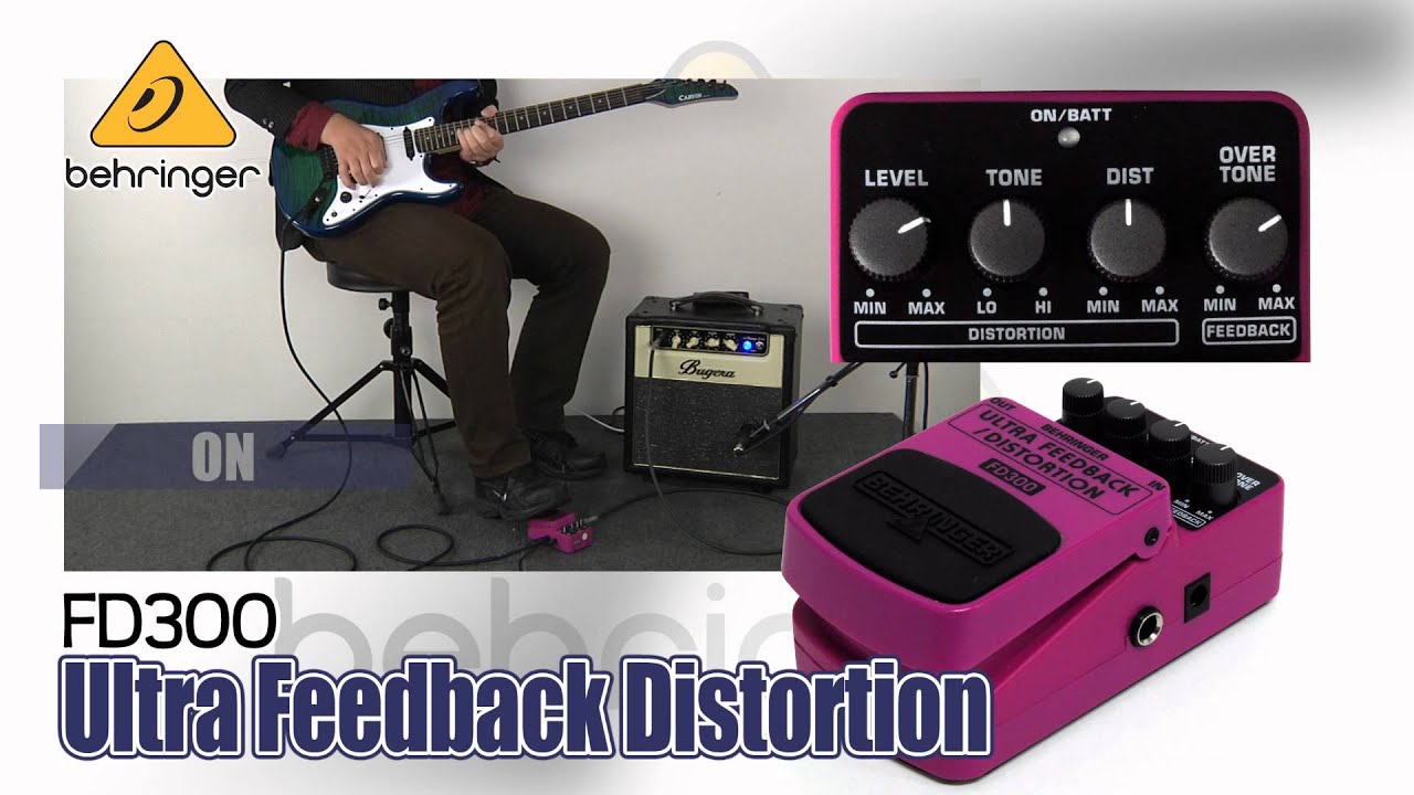 BEHRINGER: フィードバック/ディストーション FD300 サウンド